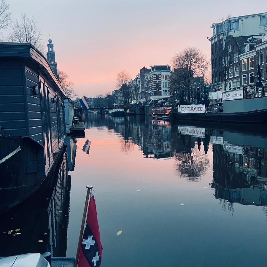 Bed and Breakfast Houseboat Bonnie Amsterdam Esterno foto
